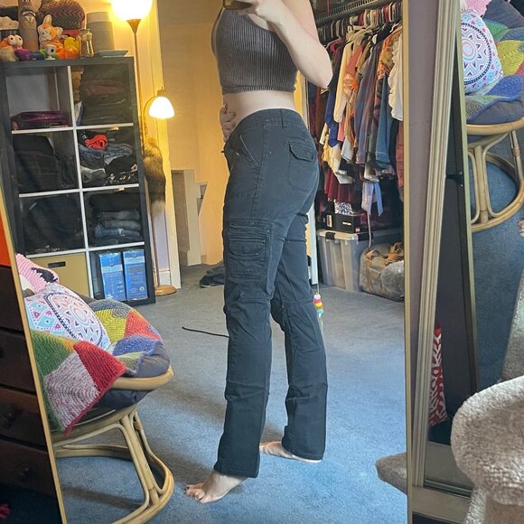 Target Mossimo Supply Co Straight leg Cargo Pants Size 11 - Picture 2 of 5